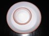 Ceramic  dish with glazed inner surface . 20 cm diameter