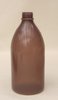 10x Solo Flasche 0,5 L ,  braungetönt ohne Halter, Röhrchen und Schraubkappe