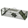 Wire mesh trap , green , with two entrances 60x17x17cm