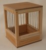 Aviary wood and metal wire nest for large cages.can be used for canaries and hardbills