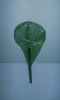 Vogelfangkescher mit grünem Kunststoffstiel und grünem Tüll. Stiel 50 cm - Netzkopf  22 cm